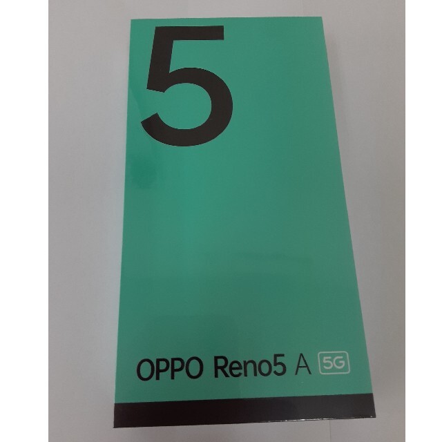 OPPO　RENO5A（ブラック）新品未開封　ワイモバイル