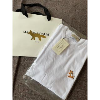 メゾンキツネ(MAISON KITSUNE')のメゾンキツネ chillaxfoxチラックスTシャツchillax fox(Tシャツ(半袖/袖なし))