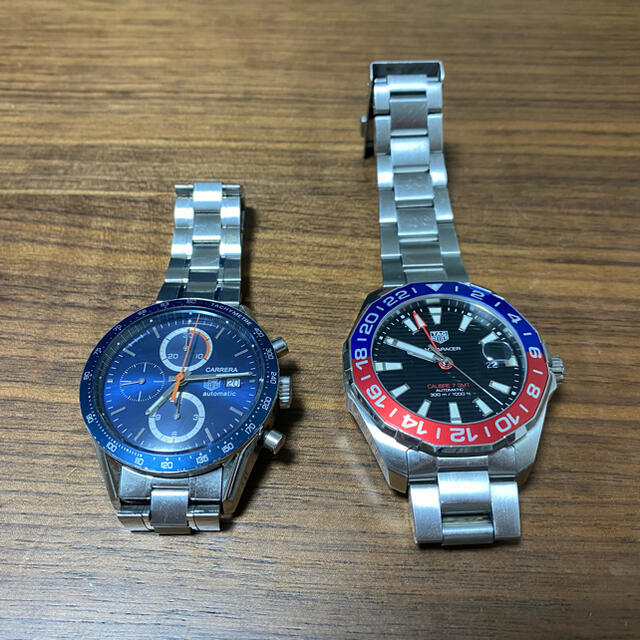 TAG Heuer(タグホイヤー)の【2個セット】TAG Heuer カレラ&アクアレーサー　 メンズの時計(腕時計(アナログ))の商品写真