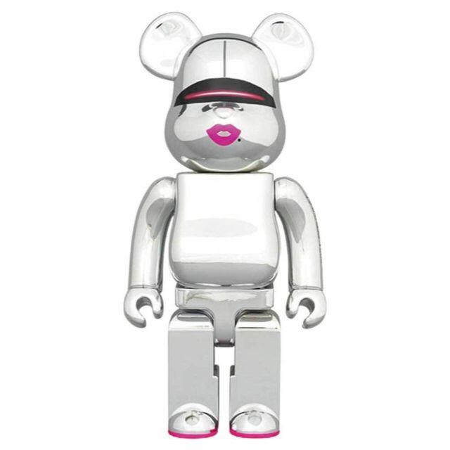 BE@RBRICK SORAYAMA 2G SILVER 1000％