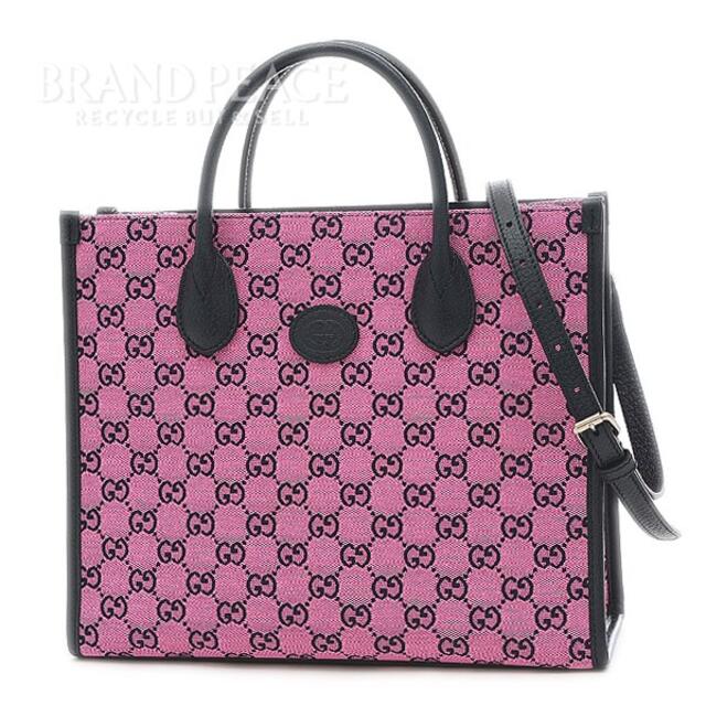 Gucci(グッチ)のグッチ GGマルチカラー スモールトートバッグ 2Wayバッグ キャンバス ピン レディースのバッグ(トートバッグ)の商品写真
