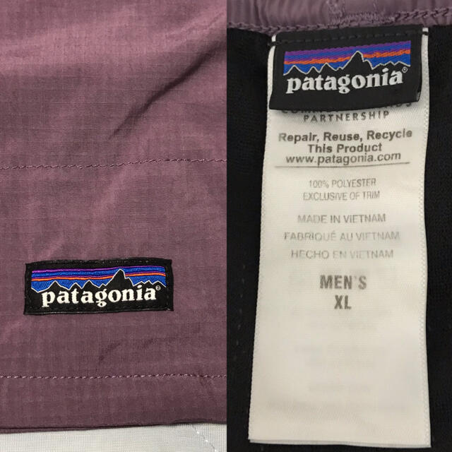 patagonia(パタゴニア)の美品 patagonia メンズ・バギーズ・ショーツ５インチ ライトパープル メンズのパンツ(ショートパンツ)の商品写真