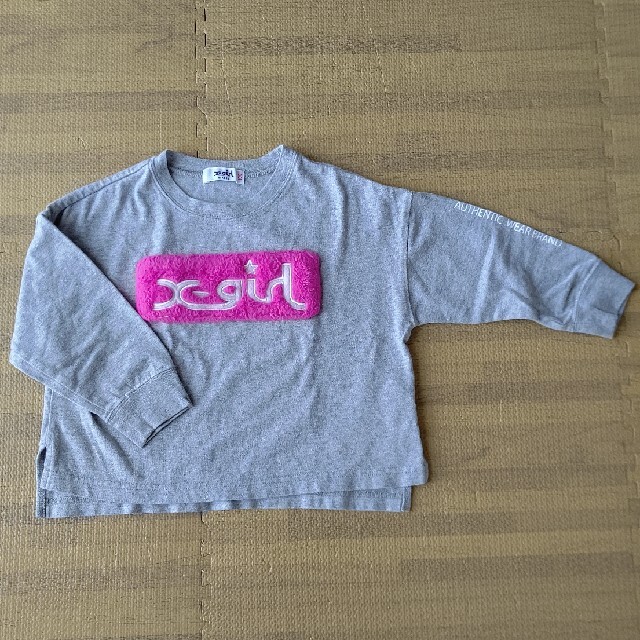 X-girl(エックスガール)のX-girl　ロンT　100 キッズ/ベビー/マタニティのキッズ服女の子用(90cm~)(Tシャツ/カットソー)の商品写真