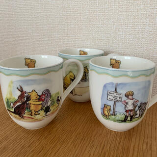 ノリタケ(Noritake)のノリタケ　クラッシックプー　プーさんマグカップ3客セット(グラス/カップ)