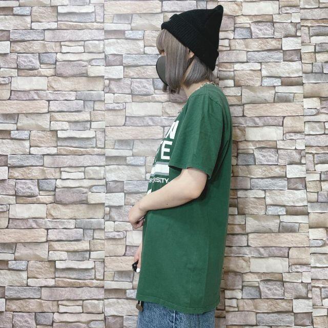 NIKE(ナイキ)のNIKE ナイキ Tシャツ プリントT 半袖 ゆるダボ グリーン 緑 M メンズのトップス(Tシャツ/カットソー(半袖/袖なし))の商品写真