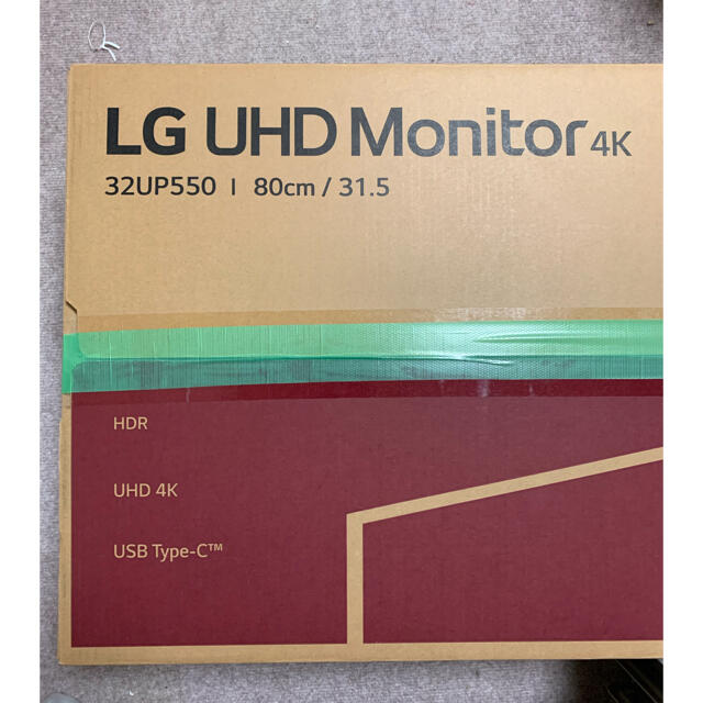 日本限定】 LG 32UP550-W 31.5インチ 4Kモニター -ディスプレイ