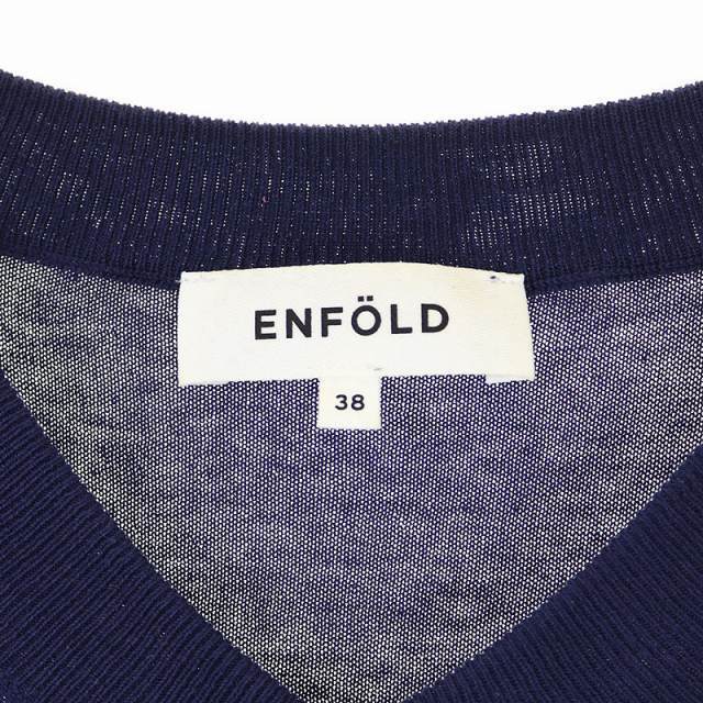 ENFOLD(エンフォルド)のエンフォルド ENFOLD 17SS シルクコットンニット セーター 長袖 38 レディースのトップス(ニット/セーター)の商品写真