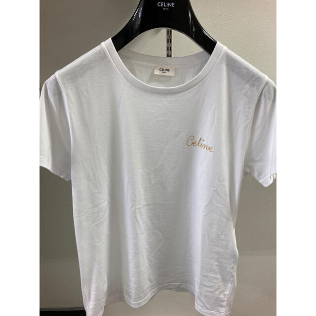 セリーヌ　celine ロゴ　新品　Tシャツ　Lサイズ　人気　レディース