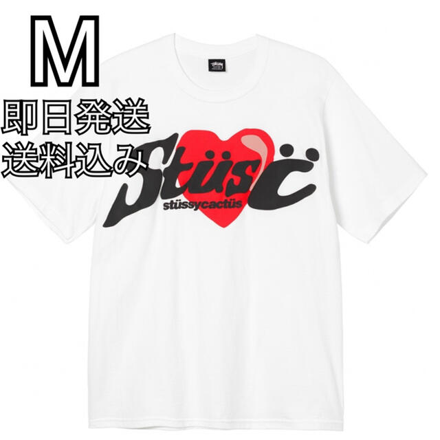 M Stussy CACTUS HEART TEE CPFMTシャツ/カットソー(半袖/袖なし)