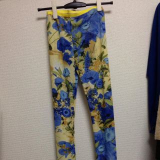 花柄レギンス(レギンス/スパッツ)