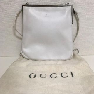 グッチ(Gucci)のGUCCI グッチ ヴィンテージ レザーミニバッグ(ハンドバッグ)