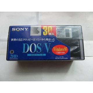 sony 3.5型フロッピーディスク 30MF2HDGPDV 3０枚　ＤＯＳ/Ｖ(PC周辺機器)