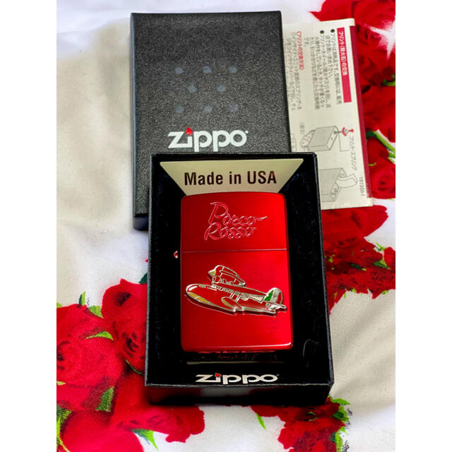 Zippo ジッポー スタジオジブリ ポルコ赤 (未使用品)