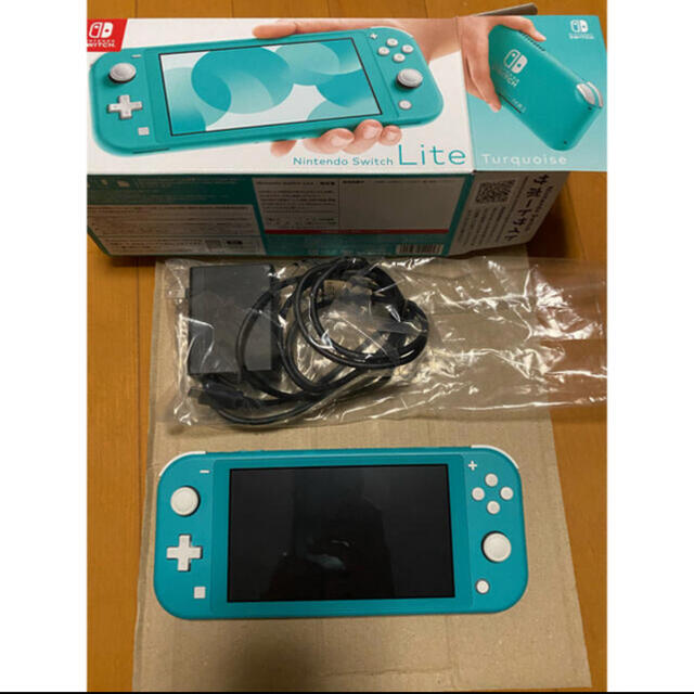 【動作品】Nintendo Switch Light ターコイズ 任天堂 本体