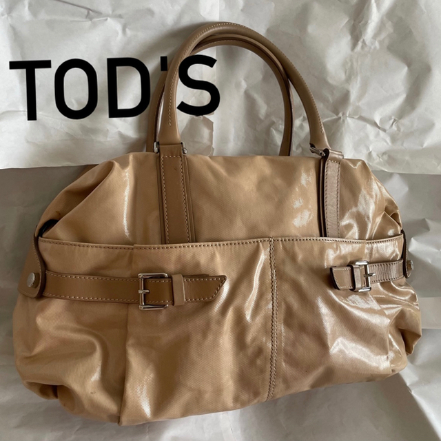 美品》TOD'S トッズ トッズ バッグ ハンドバッグ 上品 9415円引き