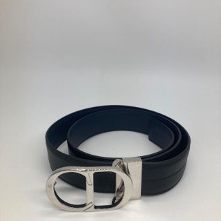 ディオール dior ベルト リバーシブル ブラック ネイビー 100サイズ