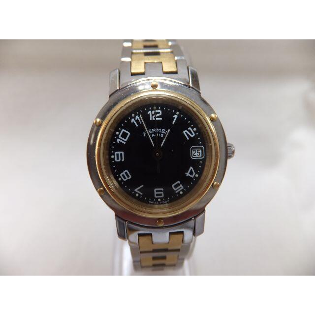 Hermes(エルメス)のHERMES エルメス レディース腕時計 クリッパー  SS×GPコンビ 美品 レディースのファッション小物(腕時計)の商品写真