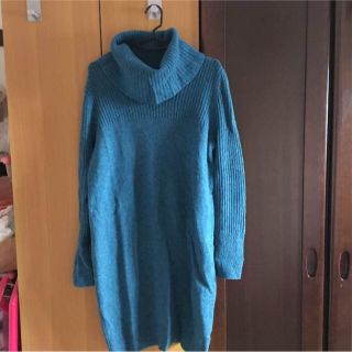 ユニクロ(UNIQLO)のもも様専用 ユニクロ タートルワンピ XL 中古(ひざ丈ワンピース)