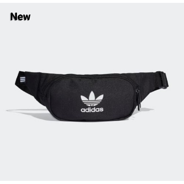 adidas(アディダス)の新品 adidas orignals ボディバッグ ウエストポーチ 黒 メンズのバッグ(ウエストポーチ)の商品写真