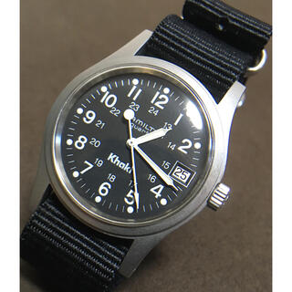 ハミルトン(Hamilton)の美品 hamilton khaki 9797 ハミルトン カーキ(腕時計(アナログ))