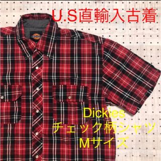 ディッキーズ(Dickies)のU.S-4  アメリカ直輸入　Dickies チェック柄シャツ　Mサイズ(シャツ)