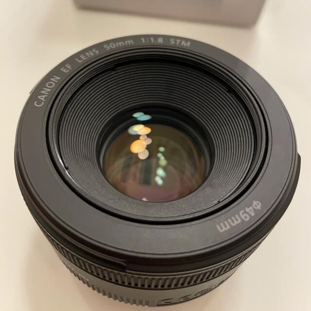 Canon(キヤノン)のCanon キヤノン EF50mm f/1.8 STM 単焦点レンズ スマホ/家電/カメラのカメラ(レンズ(単焦点))の商品写真