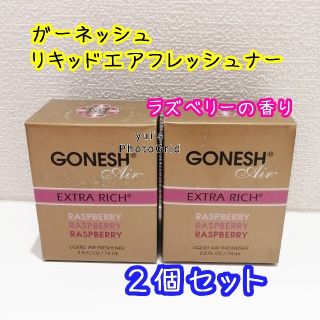 ガネーシュ(GANESH)のガーネッシュ　リキッドエアフレッシュナー　２個セット　ラズベリー(お香/香炉)