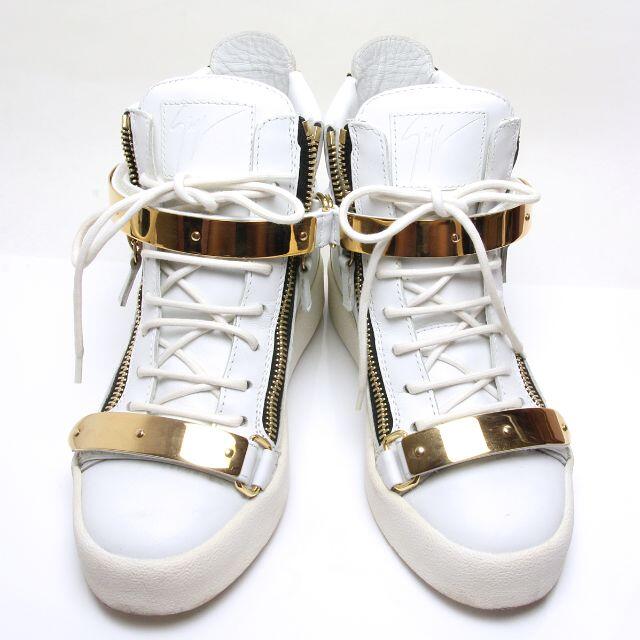 【内祝い】靴GIUZEPPE ZANOTTI - ジュゼッペ ザノッティ プレート ハイカット
