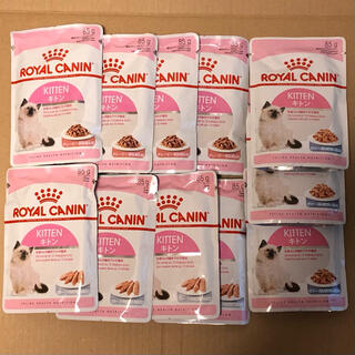 ロイヤルカナン(ROYAL CANIN)のロイヤルカナン キトン子猫用ウェットフード3種11袋 グレービー＆ゼリー＆ローフ(ペットフード)