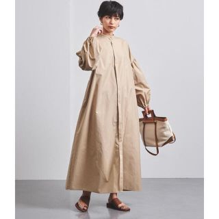 ユナイテッドアローズ(UNITED ARROWS)のUNITED ARROWS UWCC C バルーンスリーブ シャツワンピース† (ロングワンピース/マキシワンピース)