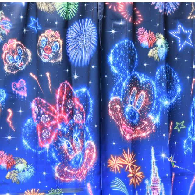 ディズニー カーテン 夜空 花火 ディズニーランド ディズニー カーテン 夜空 花火 ディズニーランド