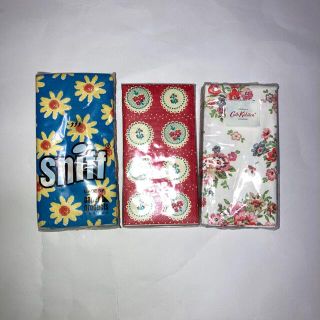 キャスキッドソン(Cath Kidston)のペーパーナプキン　キャスキッドソン他3個セット(テーブル用品)