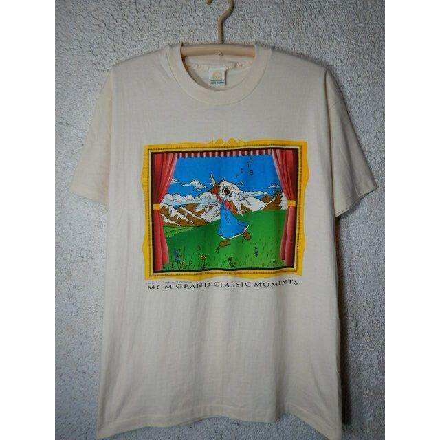 o3072　レア　美品　MGM　GRAND　アメリカ製　90ｓ　オリーブ古着屋an69