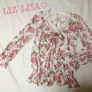 リズリサ(LIZ LISA)の♥リズリサ♥ふわふわ花柄起毛チュニ♥(チュニック)