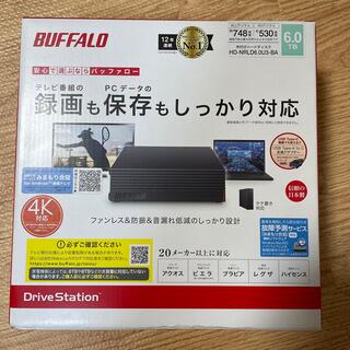 バッファロー(Buffalo)のbuffalo 外付けハードディスク　HD-NRLD6.0U3-BA(テレビ)