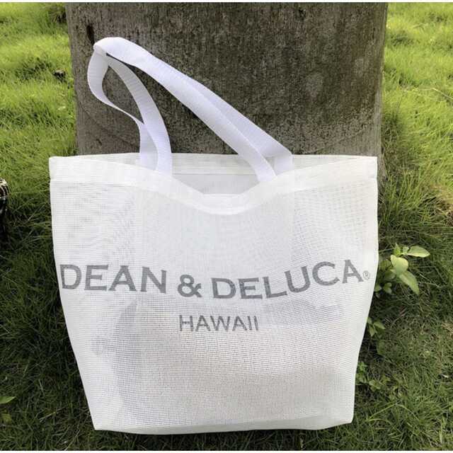 再入荷　ブラック ホワイト　DEAN & DELUCA HAWAII メッシュ レディースのバッグ(トートバッグ)の商品写真