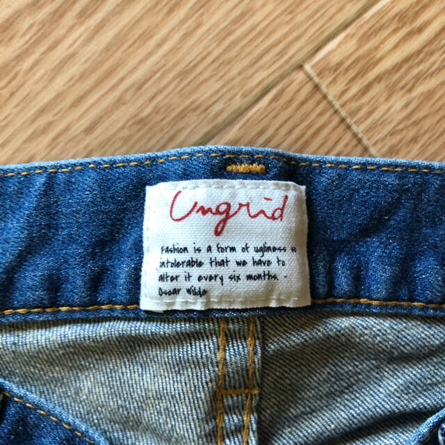 Ungrid(アングリッド)のダメージジーンズ レディースのパンツ(デニム/ジーンズ)の商品写真