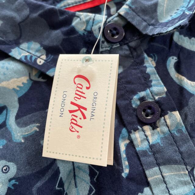 Cath Kidston(キャスキッドソン)のキャスキッドソン　爬虫類柄　シャツ　4-5歳 新品 キッズ/ベビー/マタニティのキッズ服男の子用(90cm~)(ブラウス)の商品写真