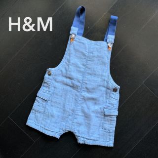 エイチアンドエム(H&M)のH&M オーバーオール 90cm ショートパンツ(パンツ/スパッツ)