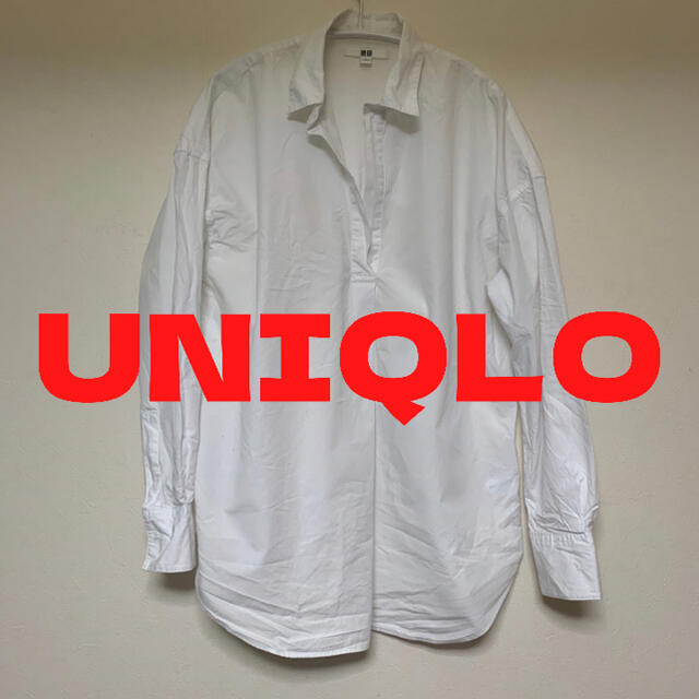 UNIQLO(ユニクロ)の期間限定値下げ中！スキッパーシャツ レディースのトップス(シャツ/ブラウス(長袖/七分))の商品写真