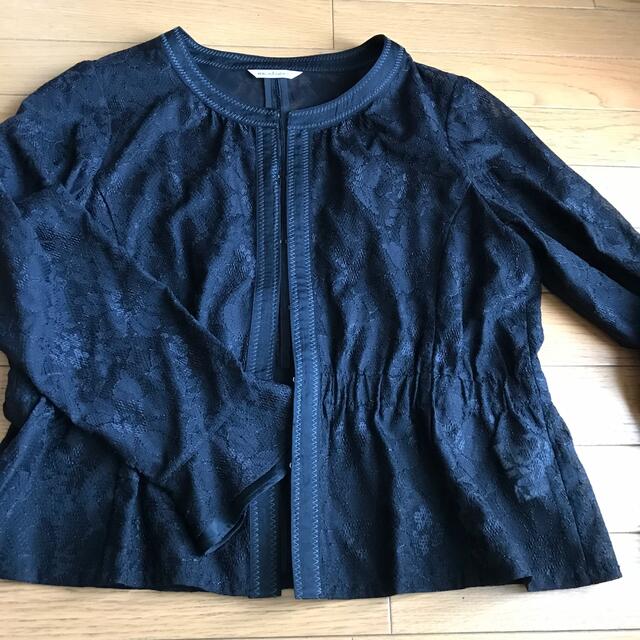 黒羽織り レディースのジャケット/アウター(ノーカラージャケット)の商品写真