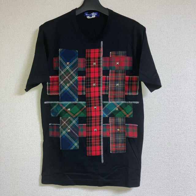 JUNYA WATANABE COMME des GARCONS(ジュンヤワタナベコムデギャルソン)の15AW JUNYA WATANABE CDG MANパッチワークスタッズT S メンズのトップス(Tシャツ/カットソー(半袖/袖なし))の商品写真