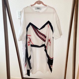 エムエスジイエム(MSGM)のMSGM / スカーフ　Tシャツワンピース(ひざ丈ワンピース)