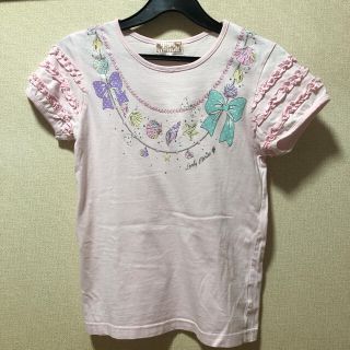 マザウェイズ(motherways)の訳あり★マザウェイズ  シェルネックレスTシャツ　140(Tシャツ/カットソー)