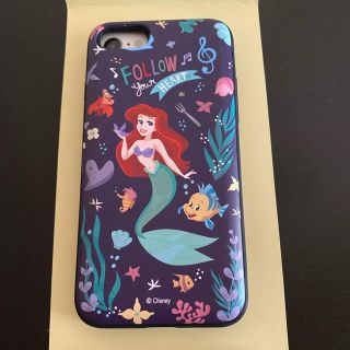 ディズニー(Disney)の【新品・未使用】ディズニープリンセス アリエルiPhoneケース(iPhoneケース)