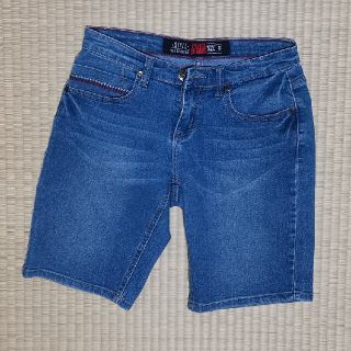 レディース S デニムハーフパンツ (ガールズ150-160位も着用可)(ハーフパンツ)