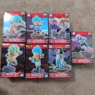 バンプレスト(BANPRESTO)のドラゴンボール超　ワールドコレクタブルディオラマ　７種類セット(アニメ/ゲーム)