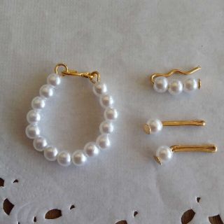 リカちゃん　イヤリング　ピアス　ネックレス　ヘアピン　アクセサリーセット(人形)