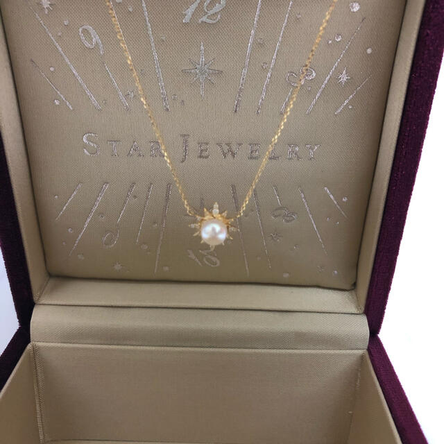 STAR JEWELRY(スタージュエリー)の【セール】K18　スタージュエリー ダイヤモンド  ネックレス　アコヤパール レディースのアクセサリー(ネックレス)の商品写真