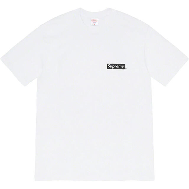 【 White M 】 Supreme 21ss Spiral Tee